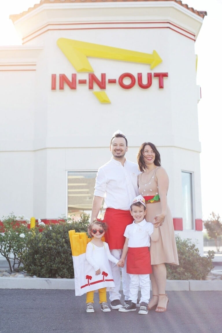 How to make a family In-N-Out costume