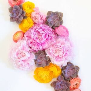 Pink + Yellow Print