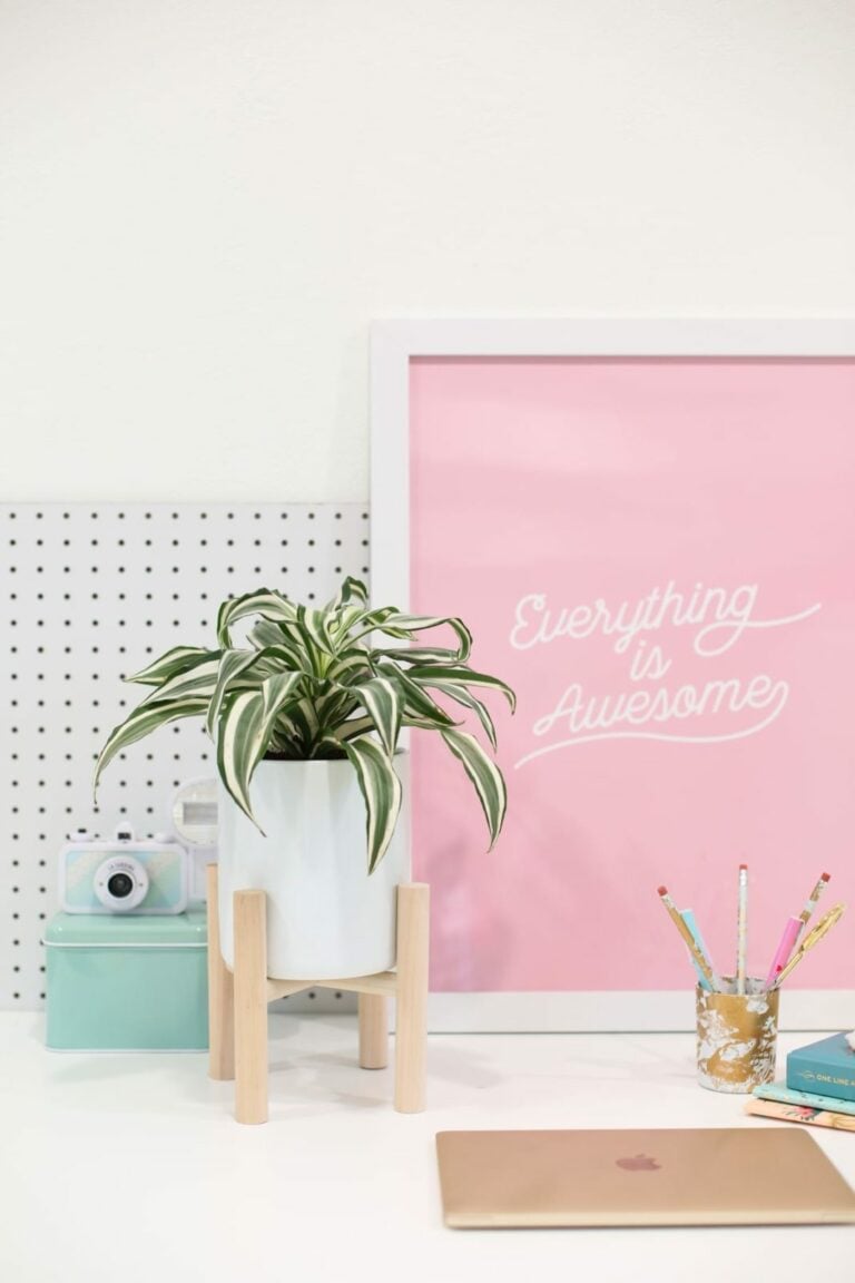 DIY Midcentury Modern Plant Stand