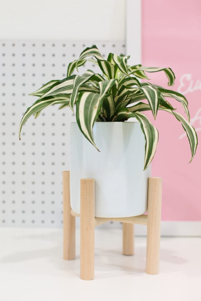 DIY Midcentury Modern Plant Stand