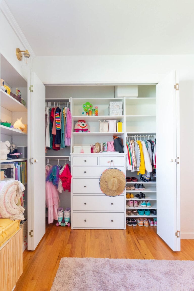 DIY closet shelves