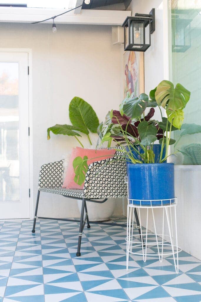 outdoor tile patio