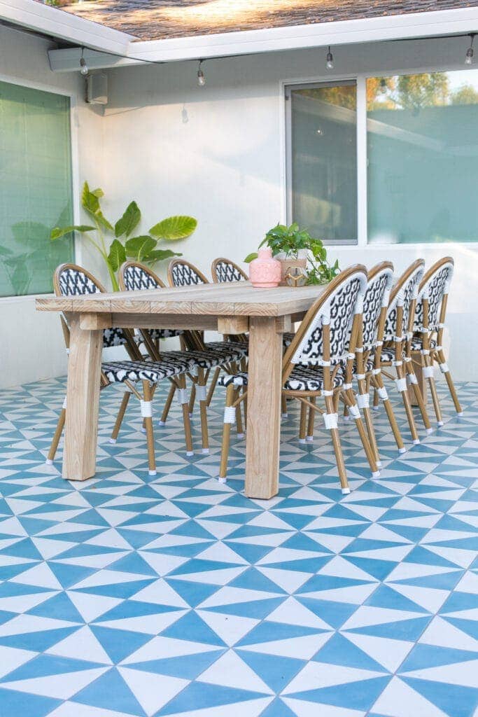 outdoor tile patio