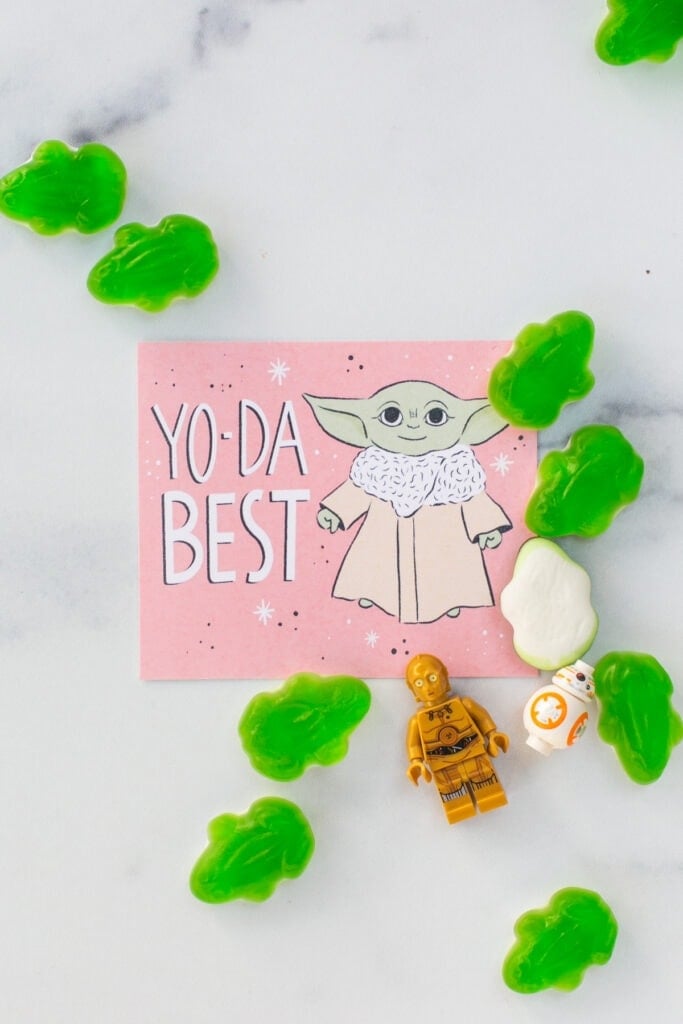 baby yoda valentines