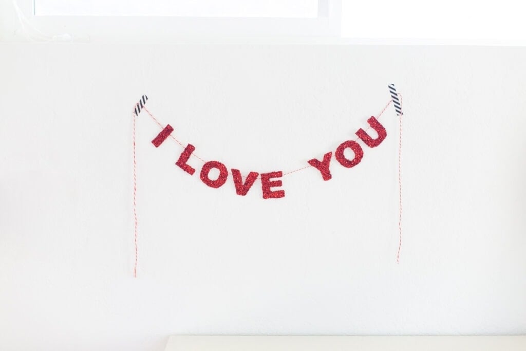 valentine garland