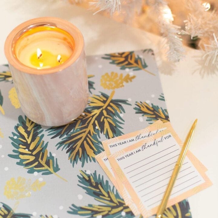 Printable gratitude cards for Thanksgiving