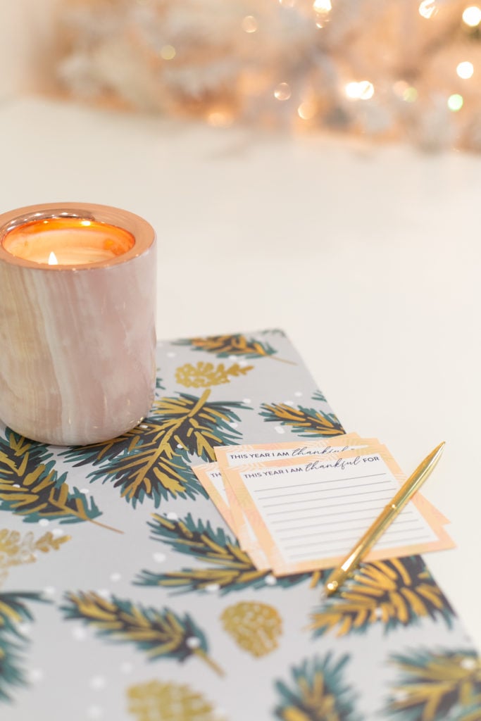 Printable gratitude cards for Thanksgiving