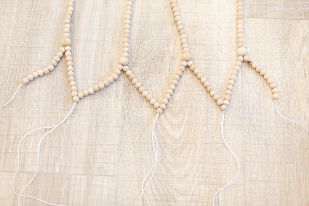 how to make a beaded plant hanger