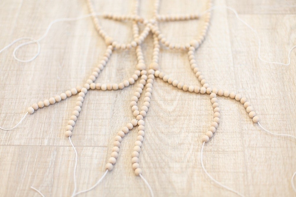 how to make a beaded plant hanger