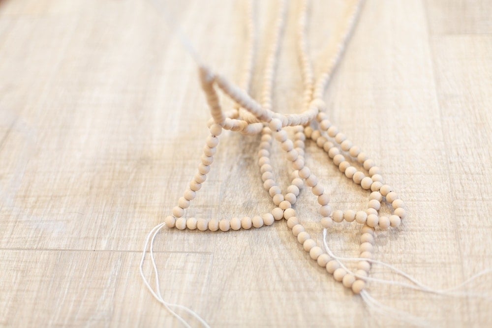 how to make a beaded plant hanger