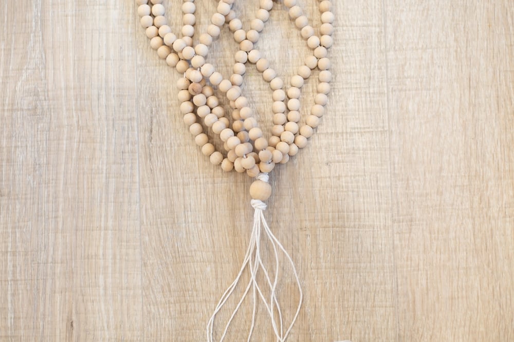 how to make a beaded plant hanger