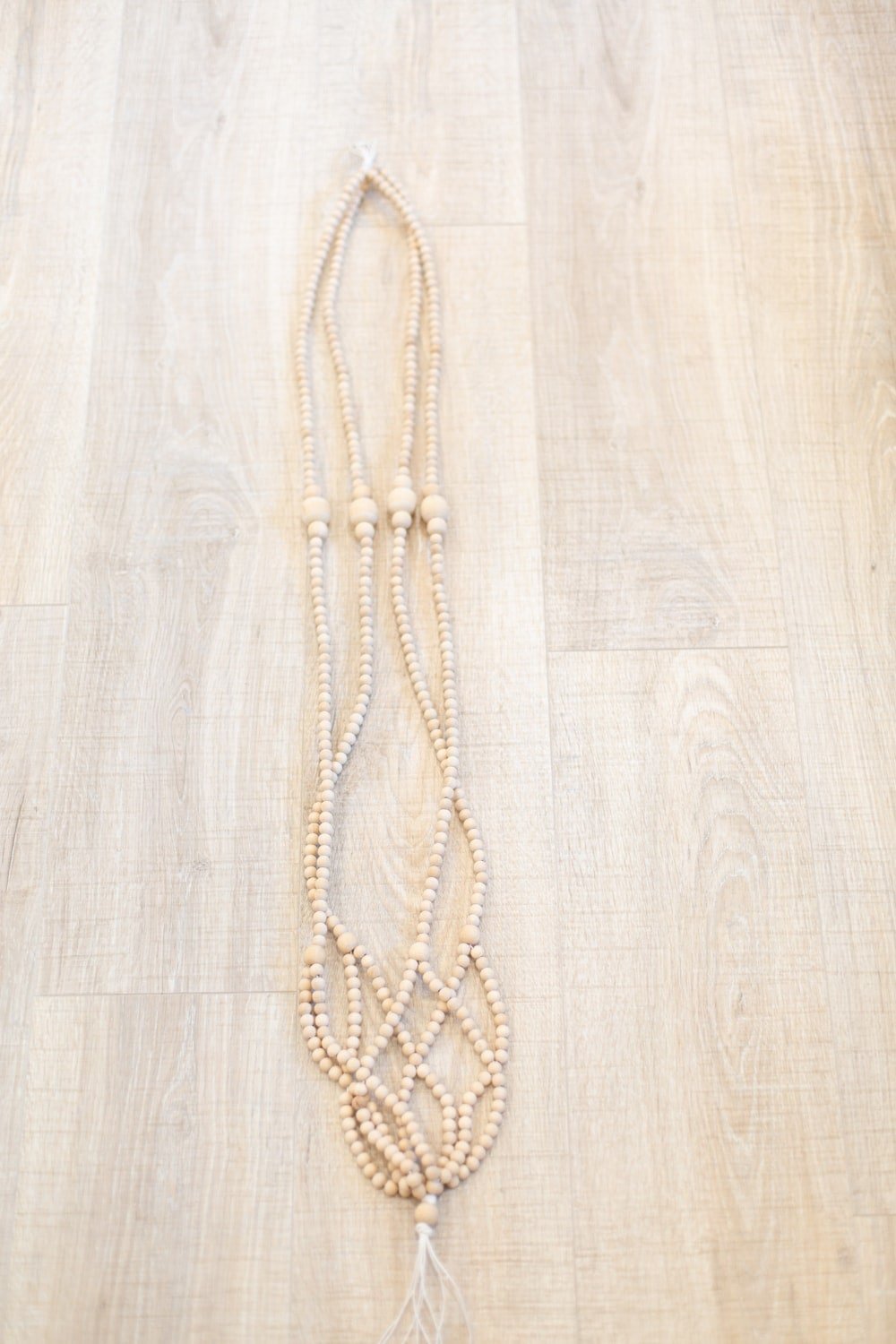 how to make a beaded plant hanger