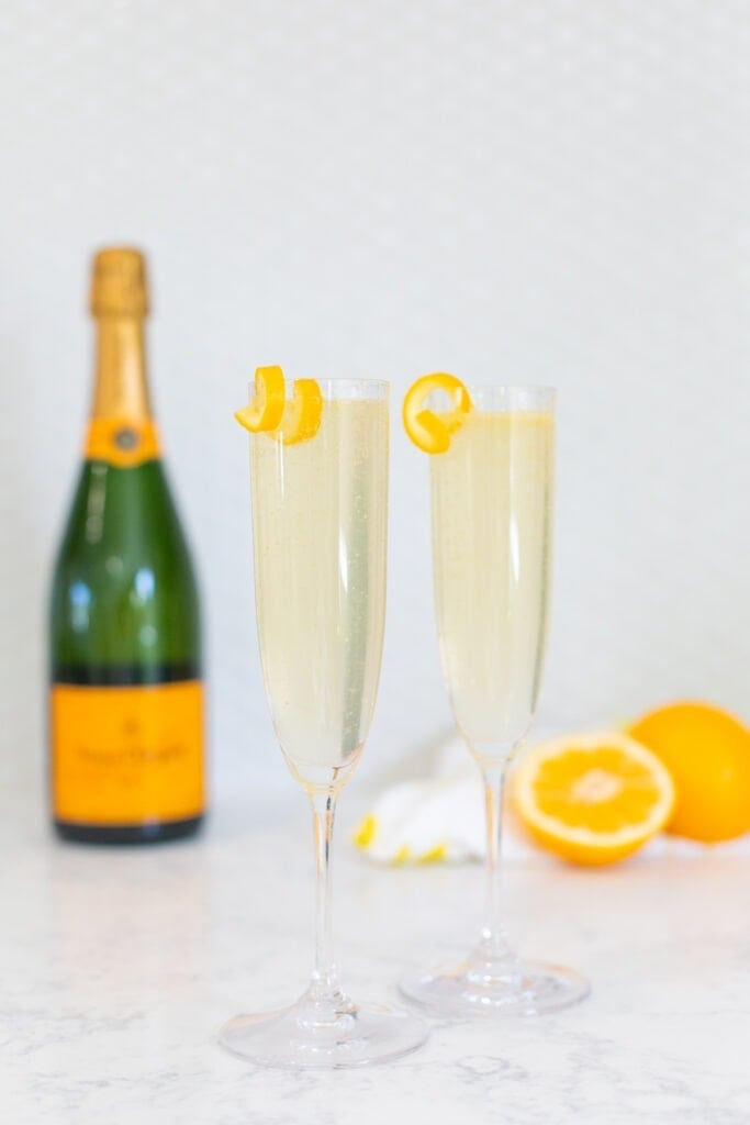 French 75 cocktails
