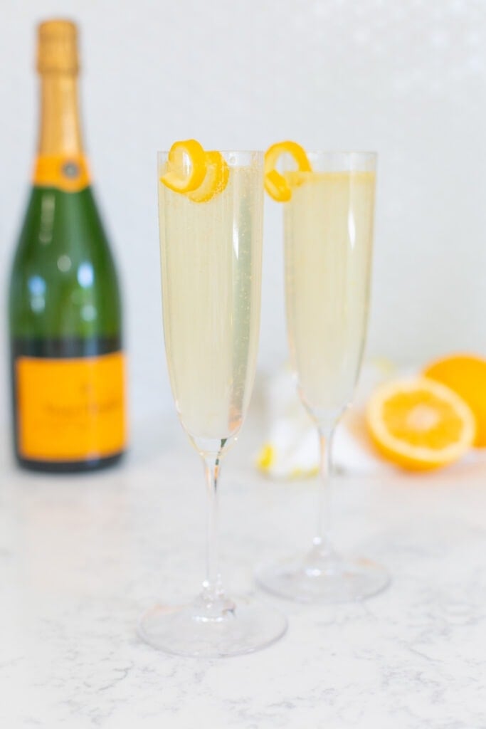 French 75 cocktails