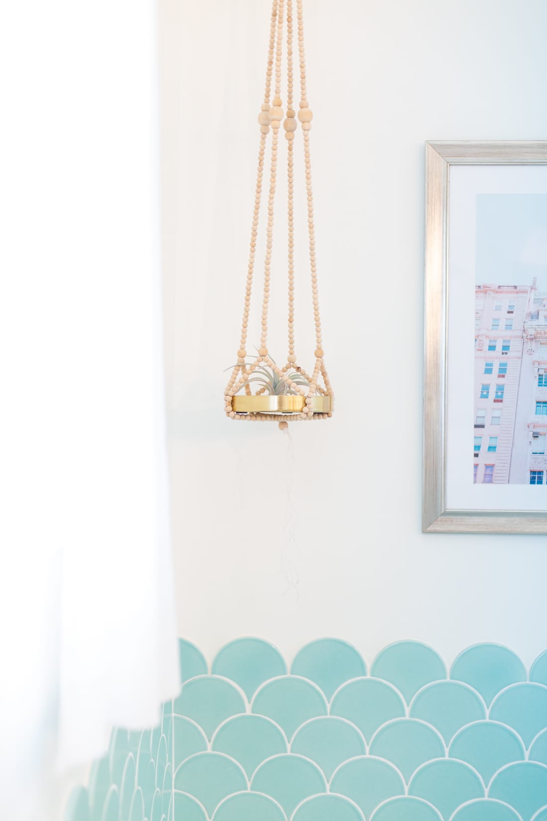 how to make a beaded plant hanger