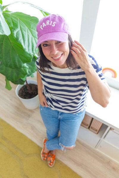 diy baseball cap