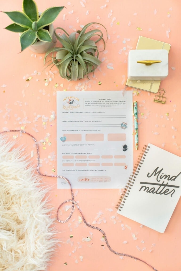 January 2020 Intention Blueprint