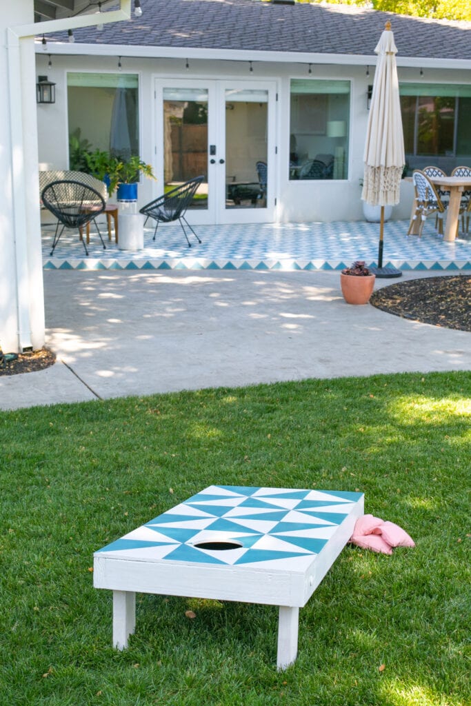diy cornhole