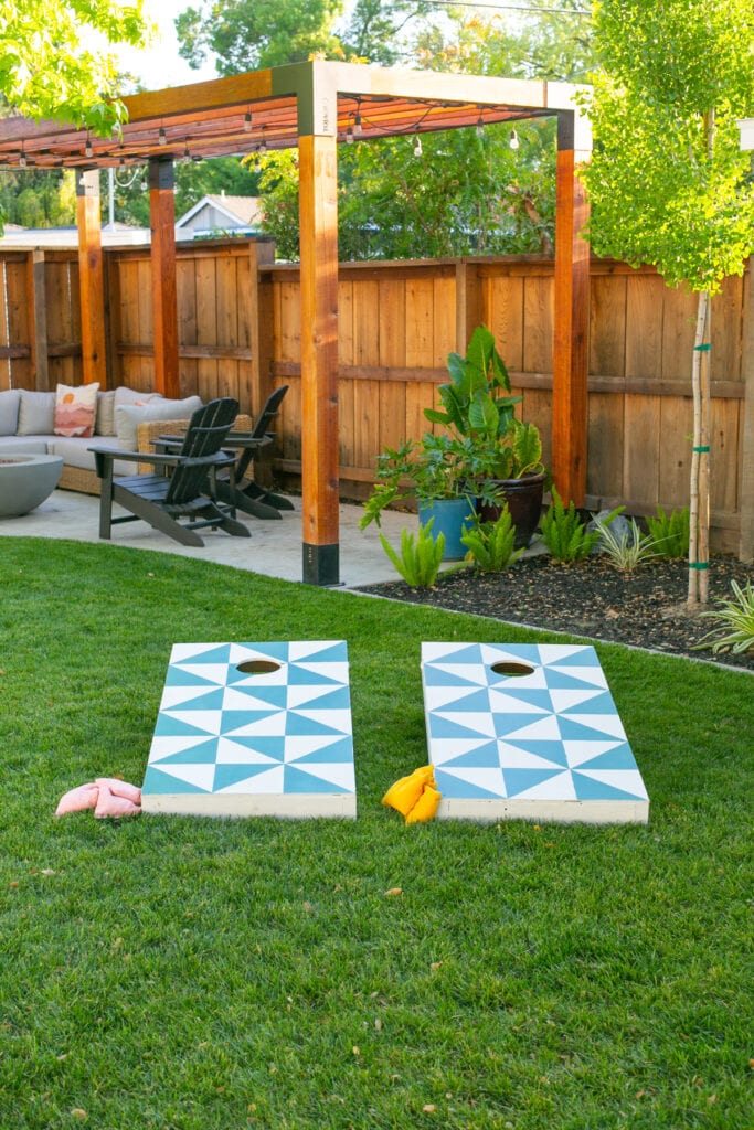 diy cornhole