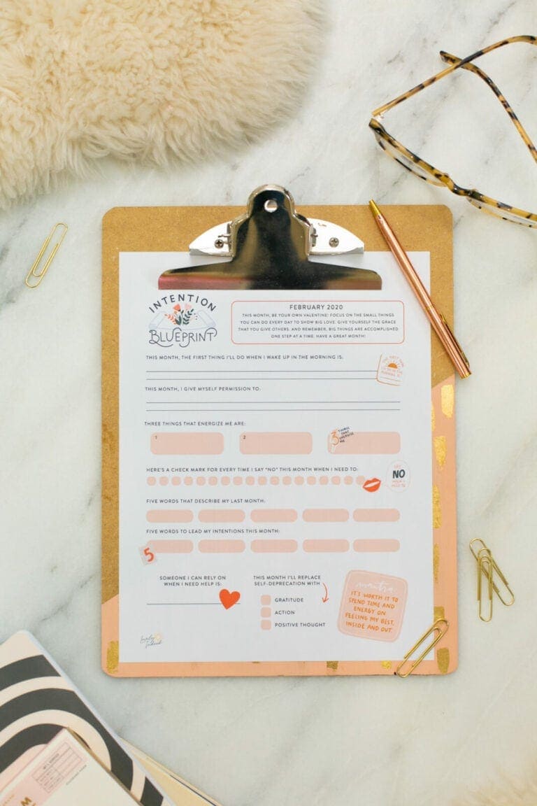 February Intention Blueprint