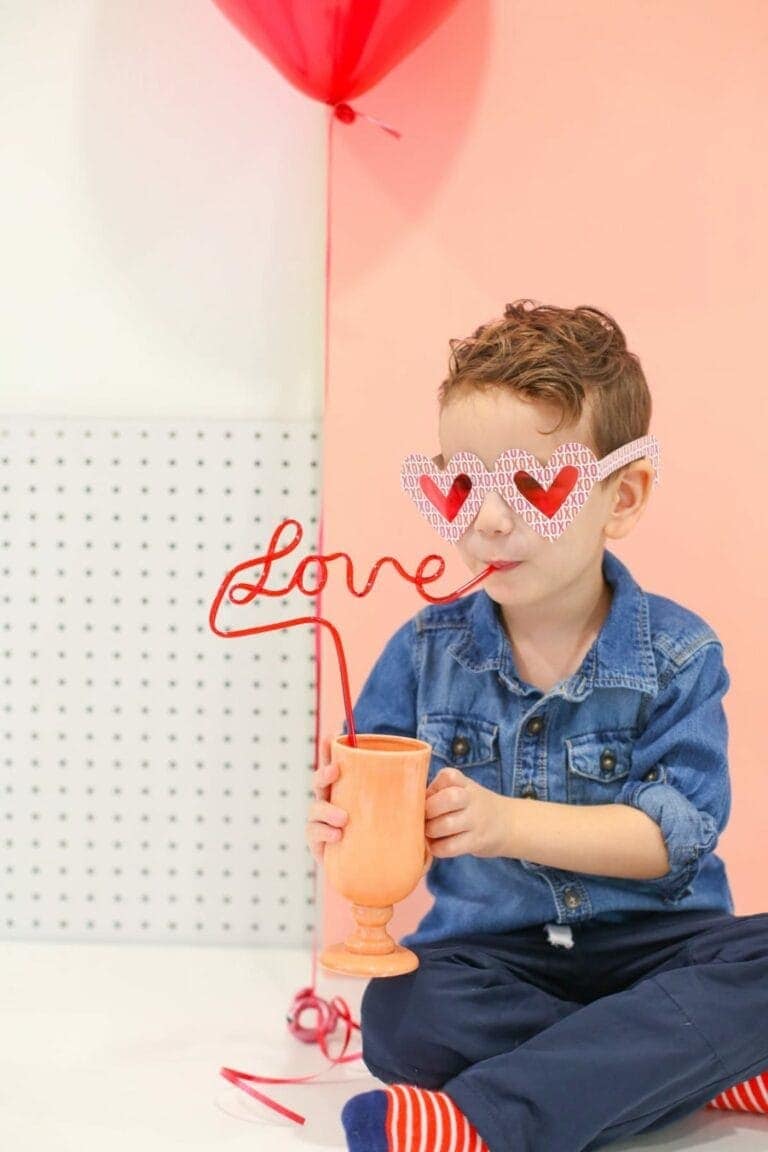 Printable Rose-Colored Glasses for Valentine's Day