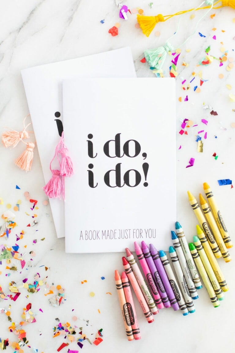 Printable Wedding Activity Book for Kids