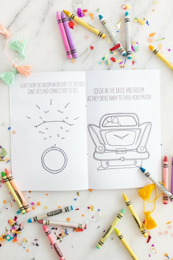Printable Wedding Activity Book for Kids