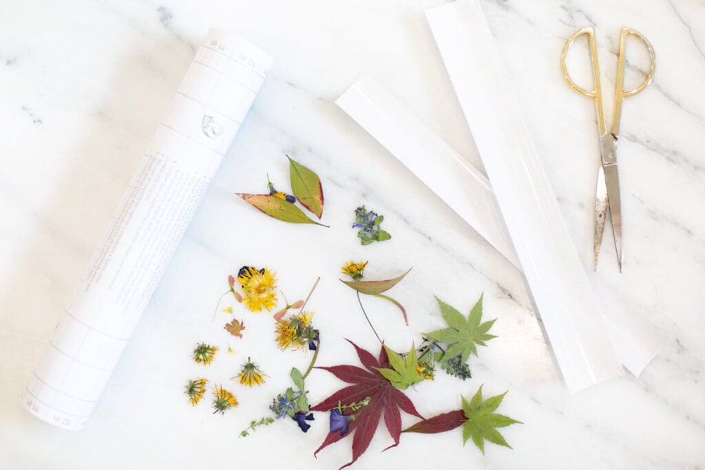 pressed flowers for bookmarks