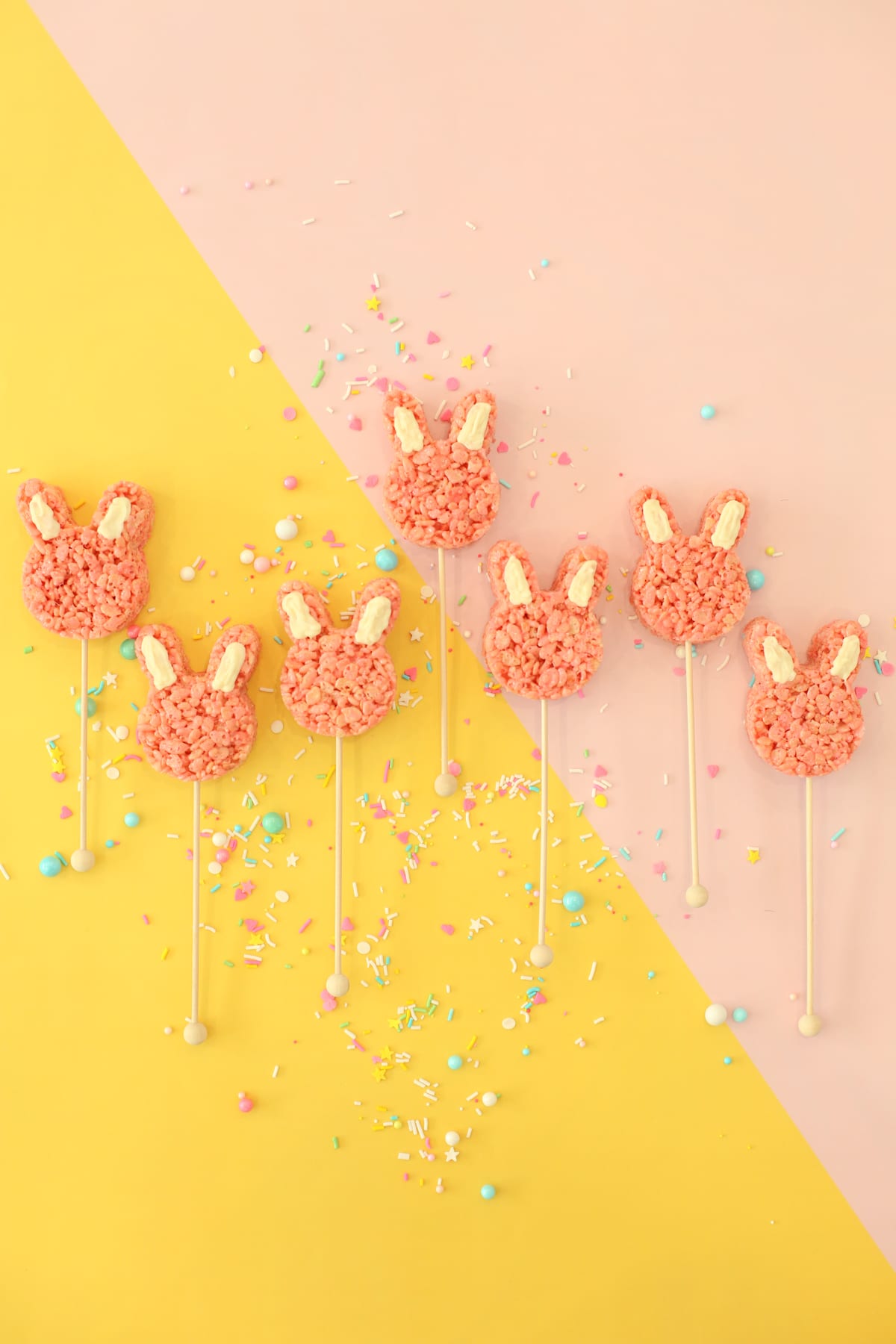 How to make bunny Rice Krispies Treats for Easter