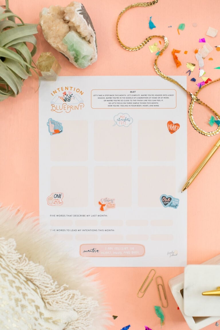 May Intention Blueprint