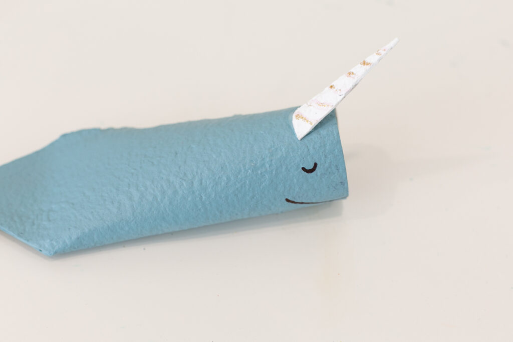 narwhal puppet toy DIY