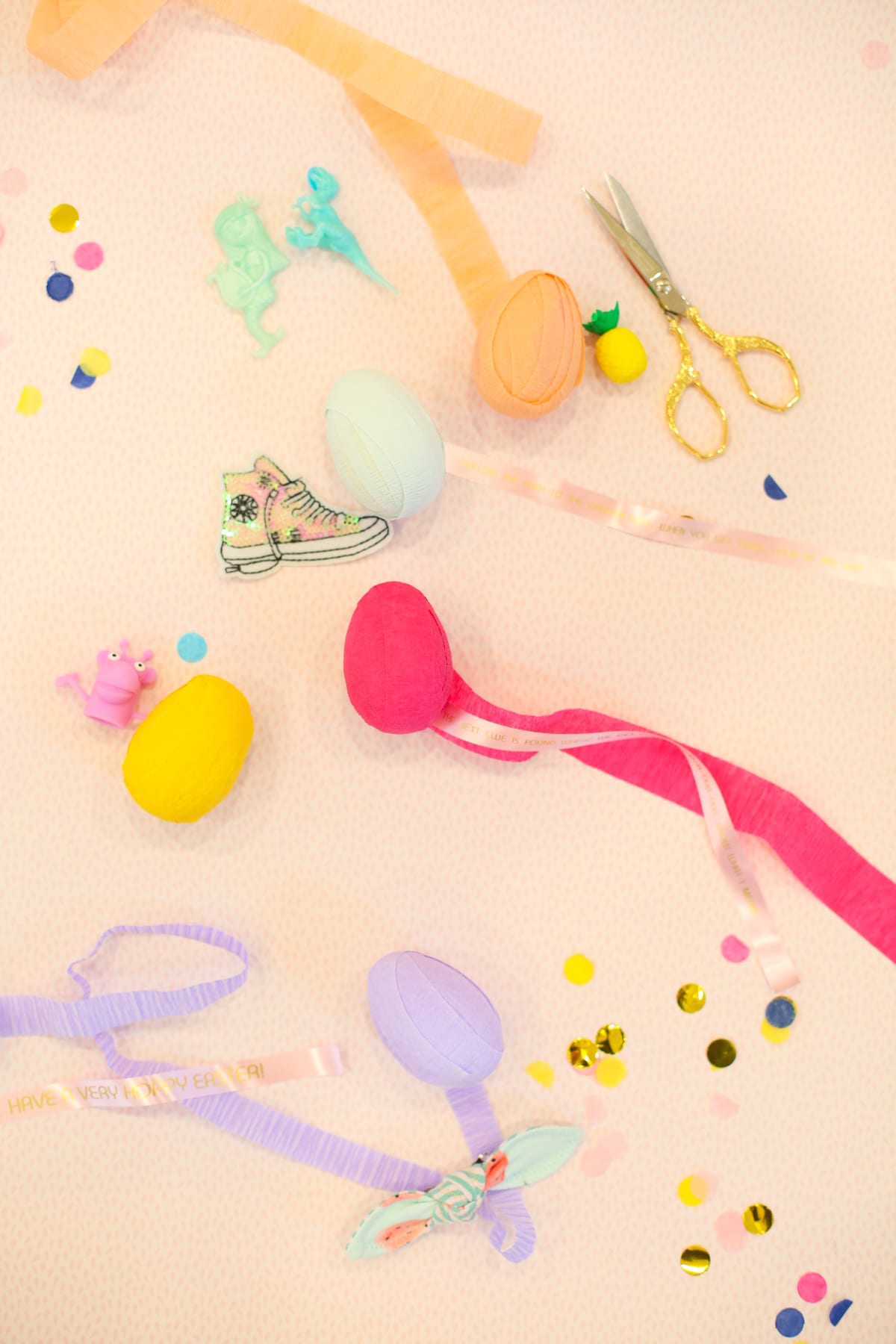 How to Make an Easter Egg Scavenger Hunt with Custom Printed Ribbons