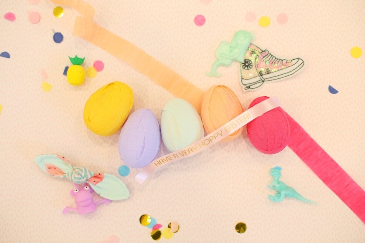 How to Make an Easter Egg Scavenger Hunt with Custom Printed Ribbons