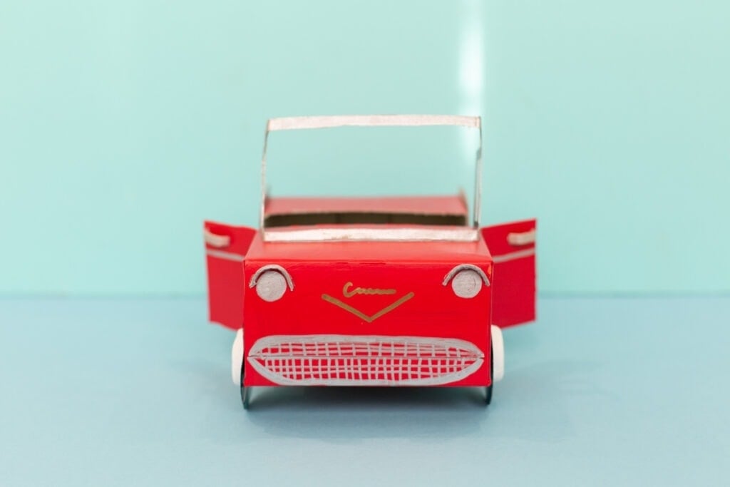 how to make a cardboard toy car