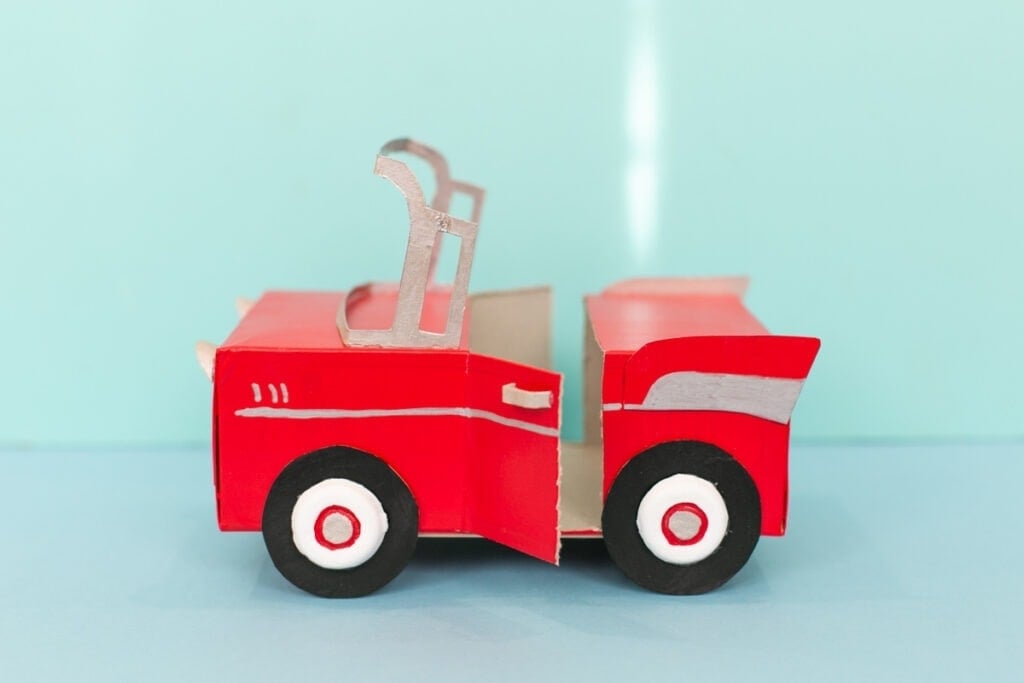cardboard toy car