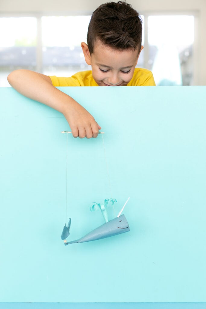 narwhal puppet toy DIY