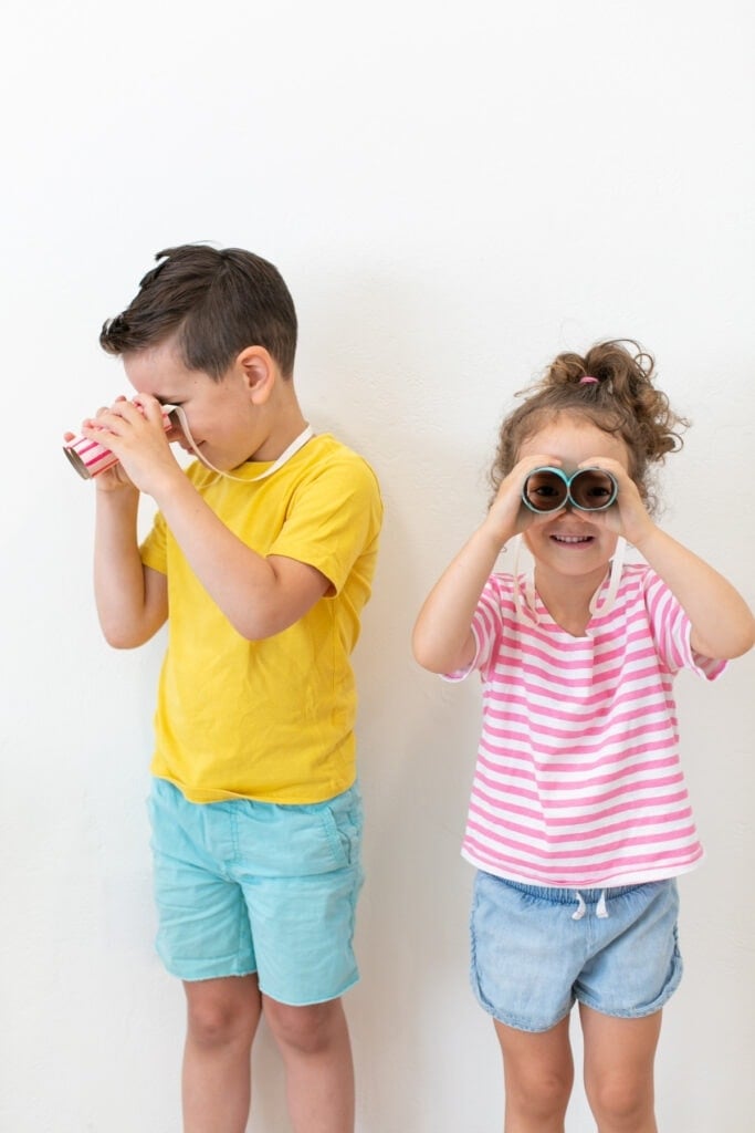 diy kids' toy binoculars