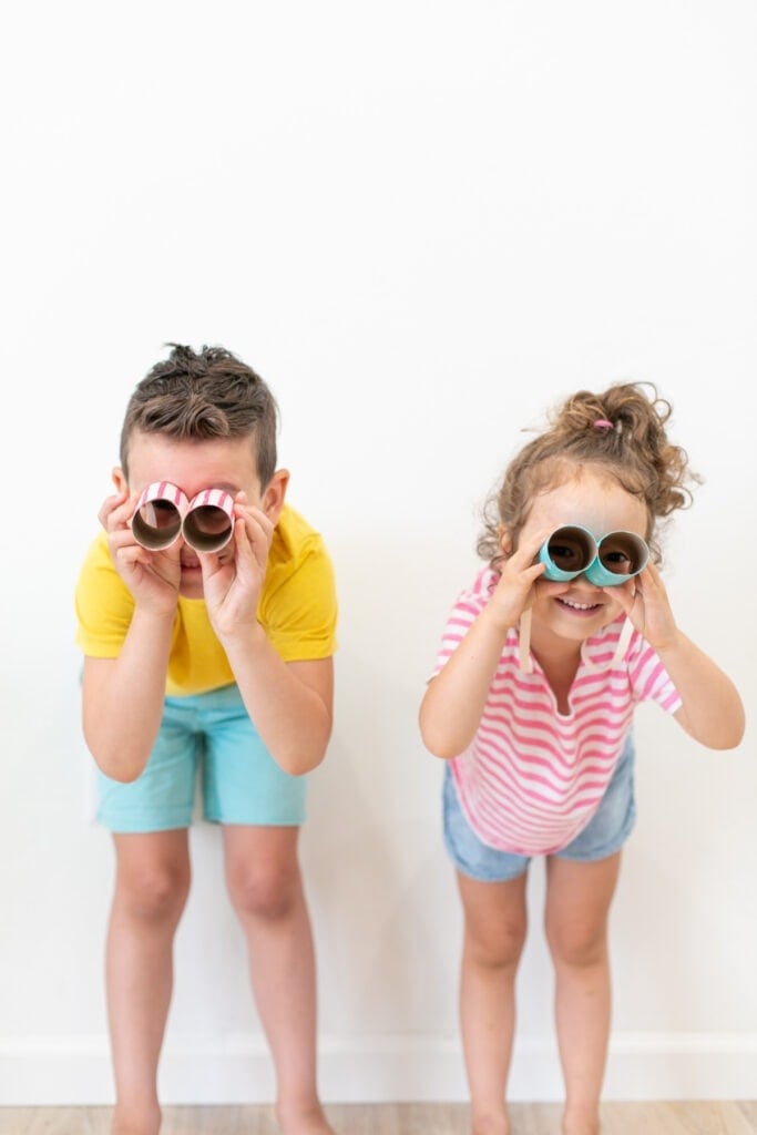 diy kids' toy binoculars