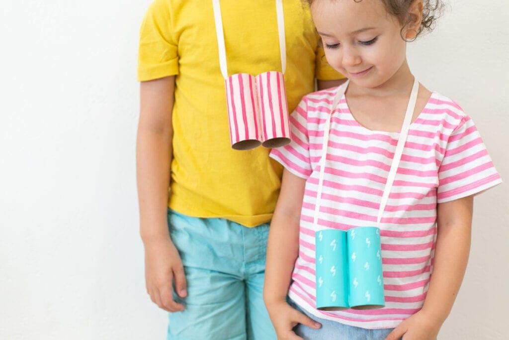 diy kids' toy binoculars