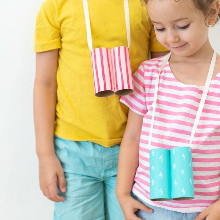 diy kids' toy binoculars