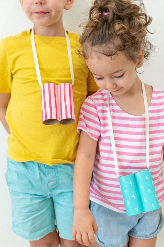 diy kids' toy binoculars