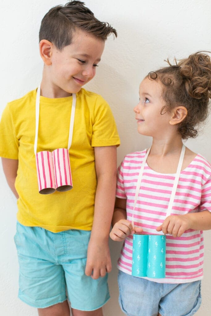 diy kids' toy binoculars