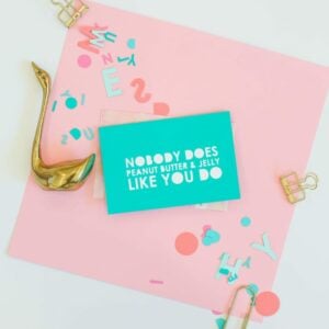 DIY Typography Mother's Day Cards