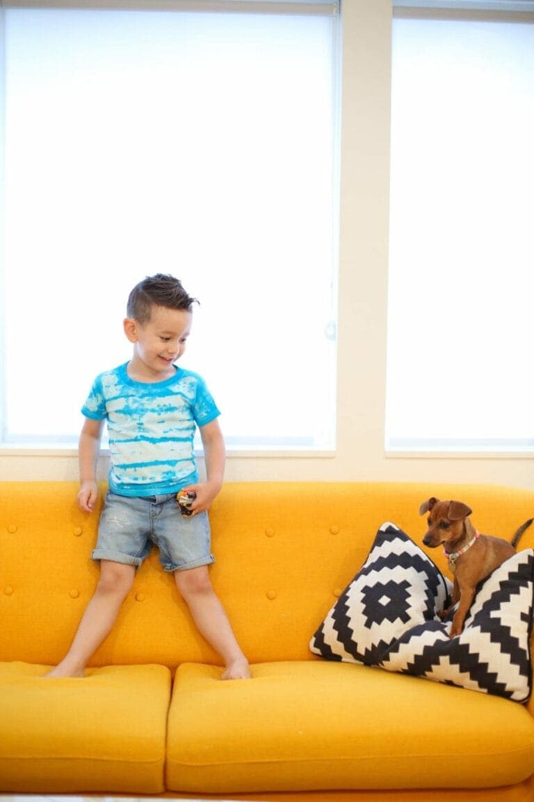 shibori-style tie dye kids' shirts