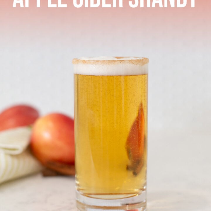 apple cider shandy