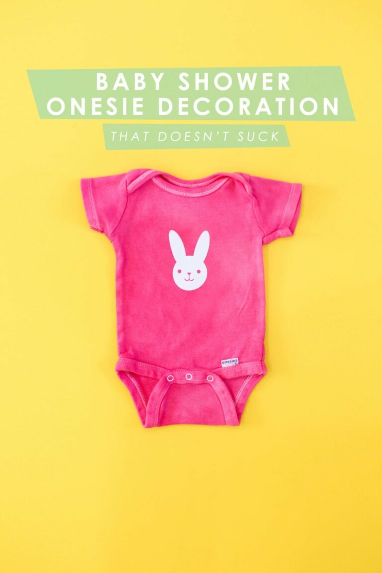 Baby Shower Onesie Decorating