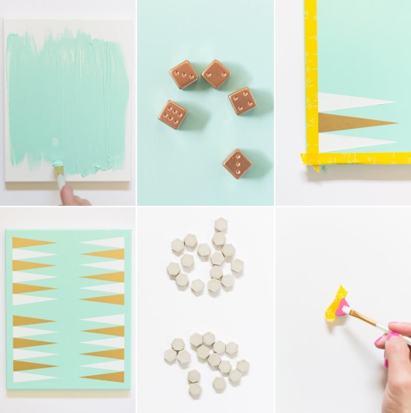 DIY Backgammon Tutorial Steps