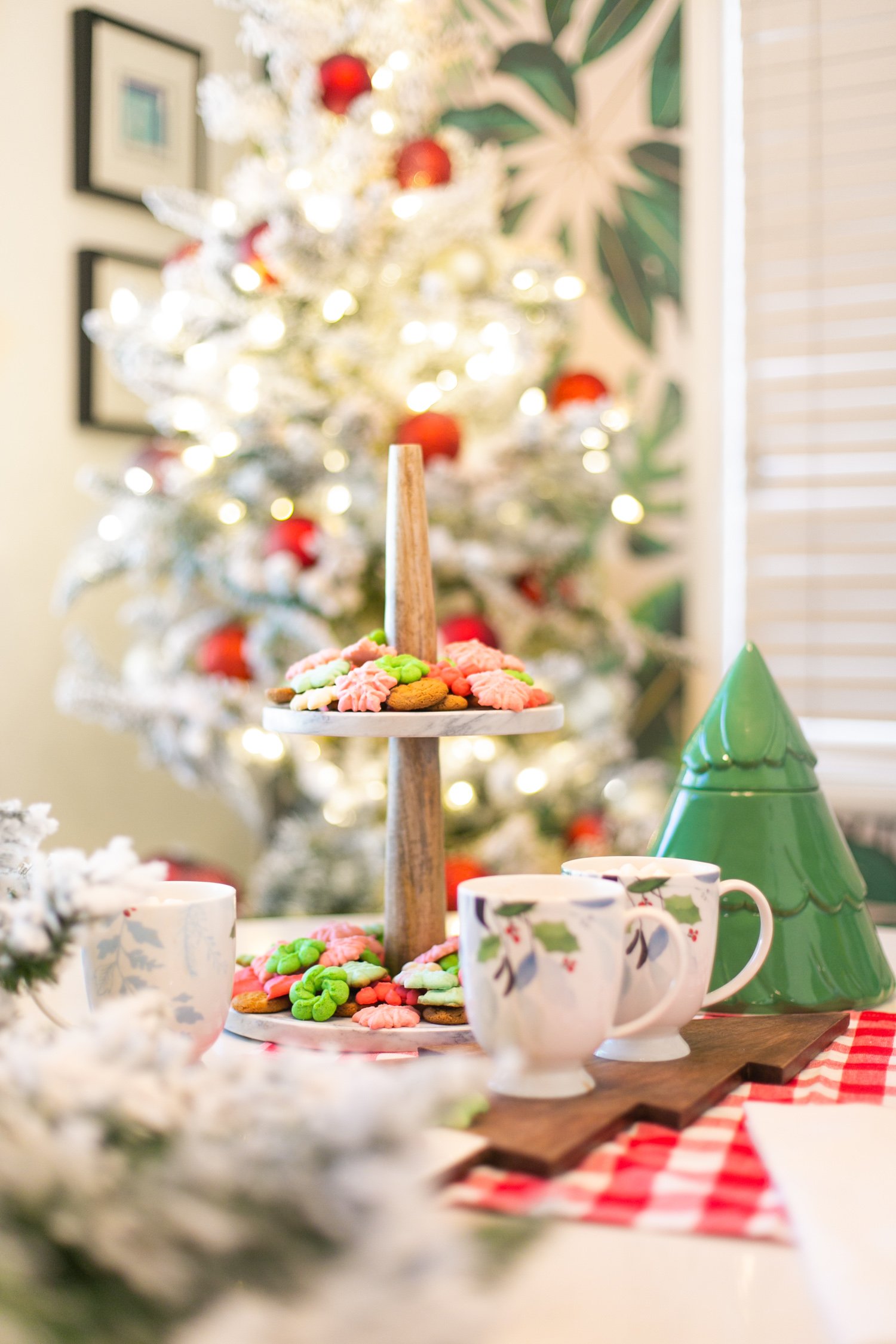 Christmas spritz cookie recipe