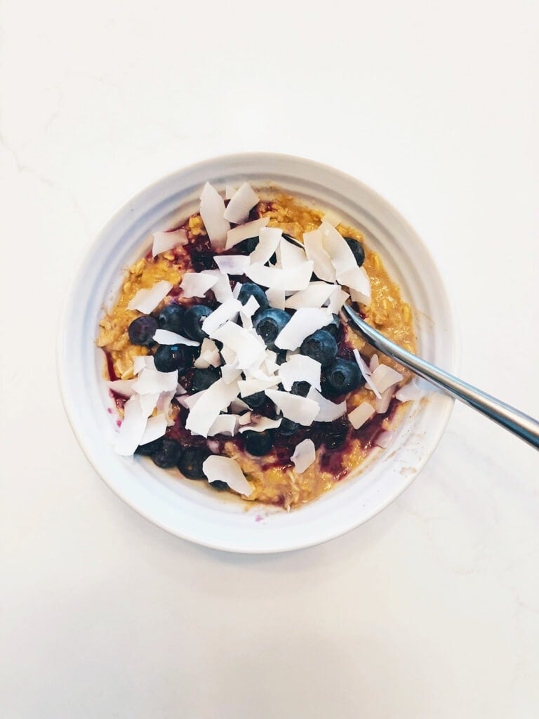 Blueberry oatmeal