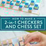 checkers and chess set DIY